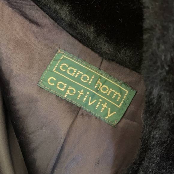 Vintage Carol Horn faux mink jacket - Picture 10 of 12